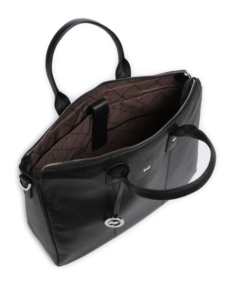 Hanna Aktentasche 14″ genarbtes Rindsleder schwarz