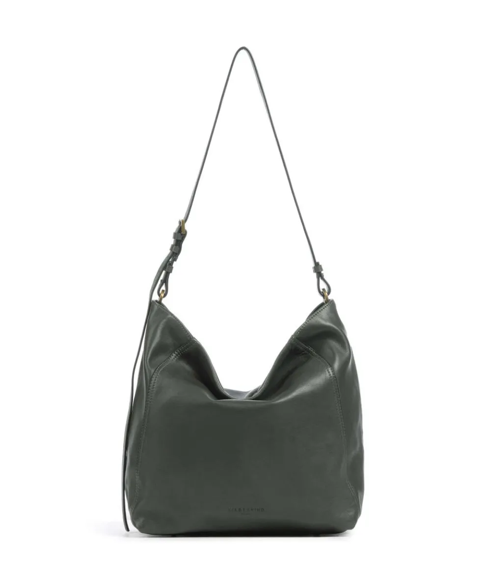 Chudy Sheep Natural L Beuteltasche Schafsleder dunkelgrün