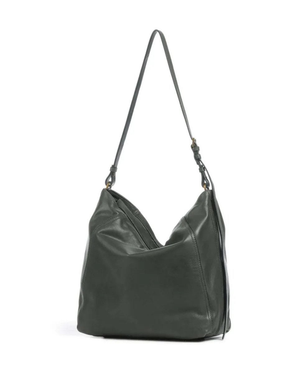 Chudy Sheep Natural L Beuteltasche Schafsleder dunkelgrün