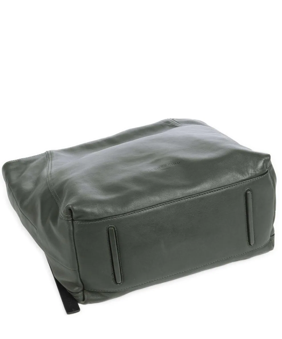 Chudy Sheep Natural L Beuteltasche Schafsleder dunkelgrün