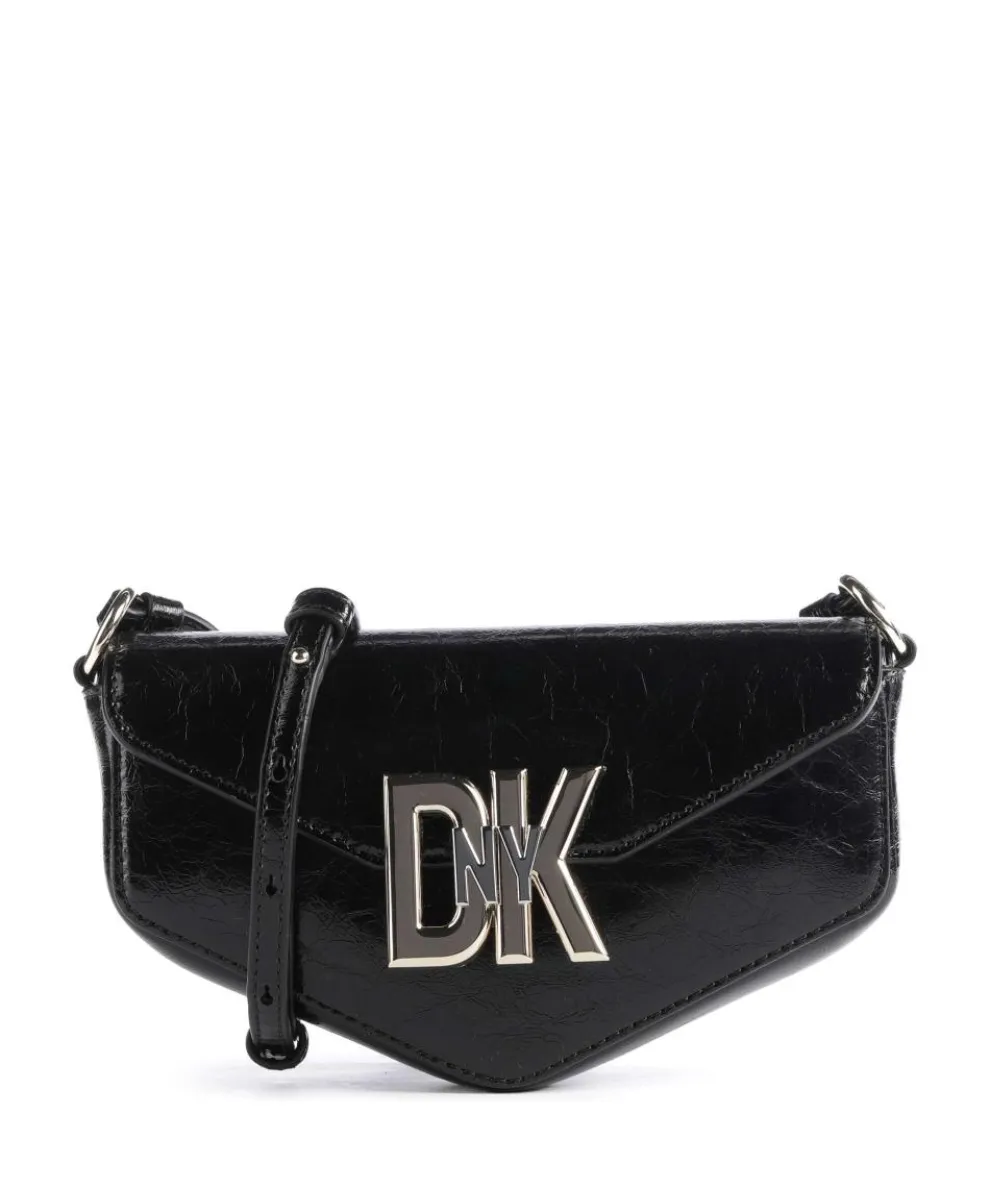 Milano Downtown Umhängetasche Rindsleder schwarz