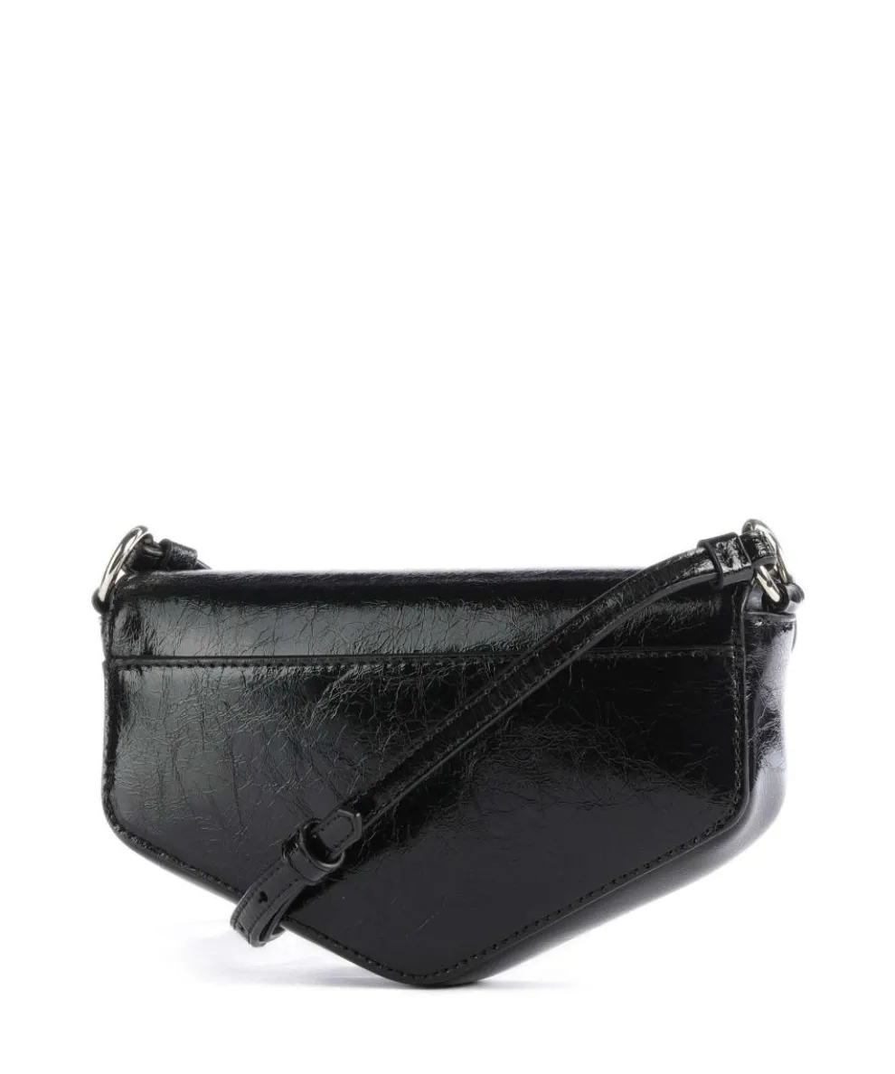 Milano Downtown Umhängetasche Rindsleder schwarz