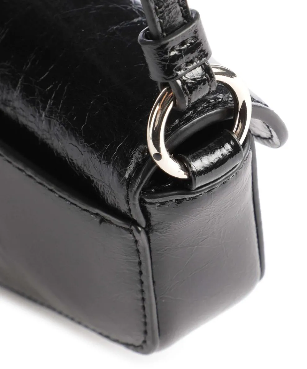 Milano Downtown Umhängetasche Rindsleder schwarz