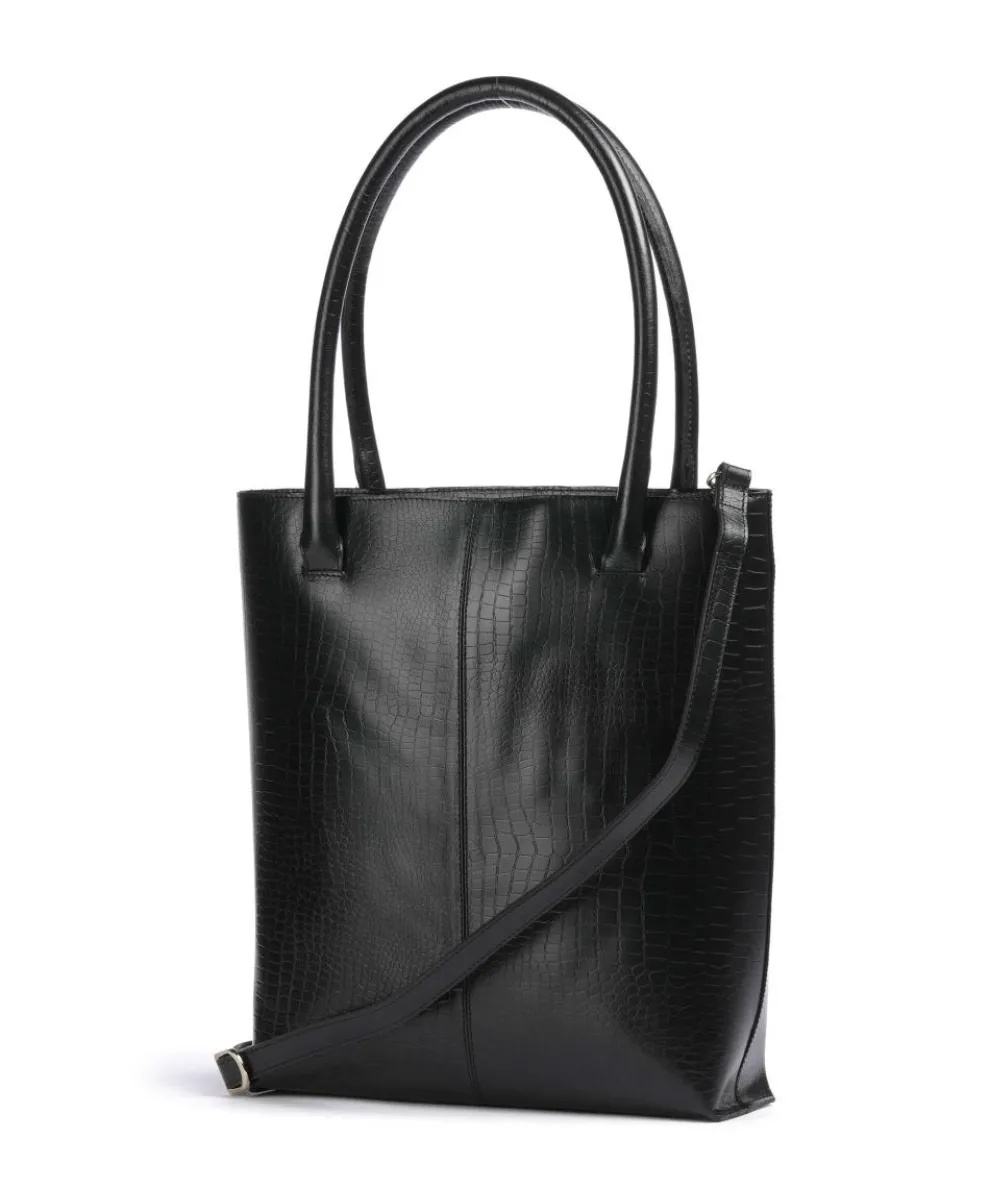 Lucy Shopper Büffelleder schwarz