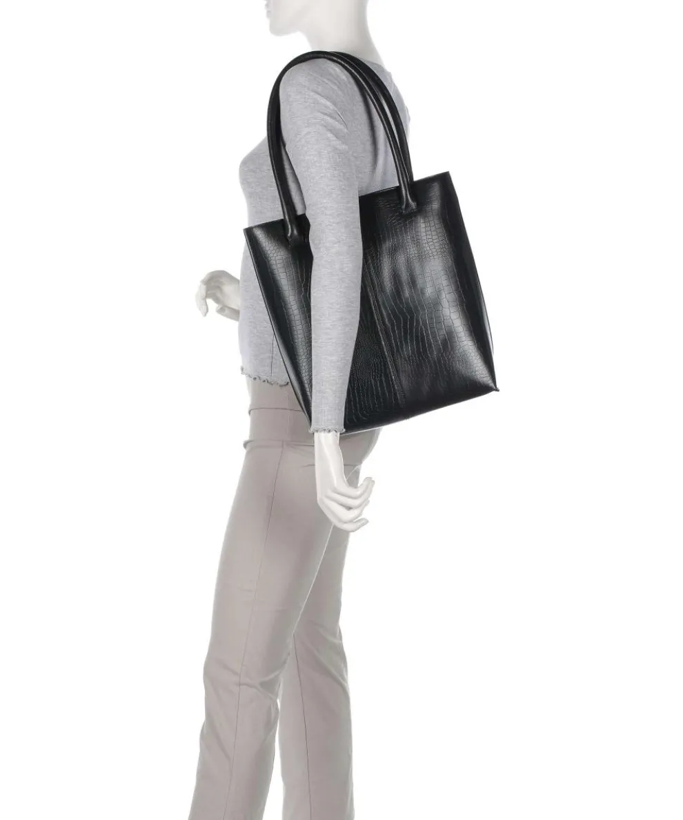 Lucy Shopper Büffelleder schwarz