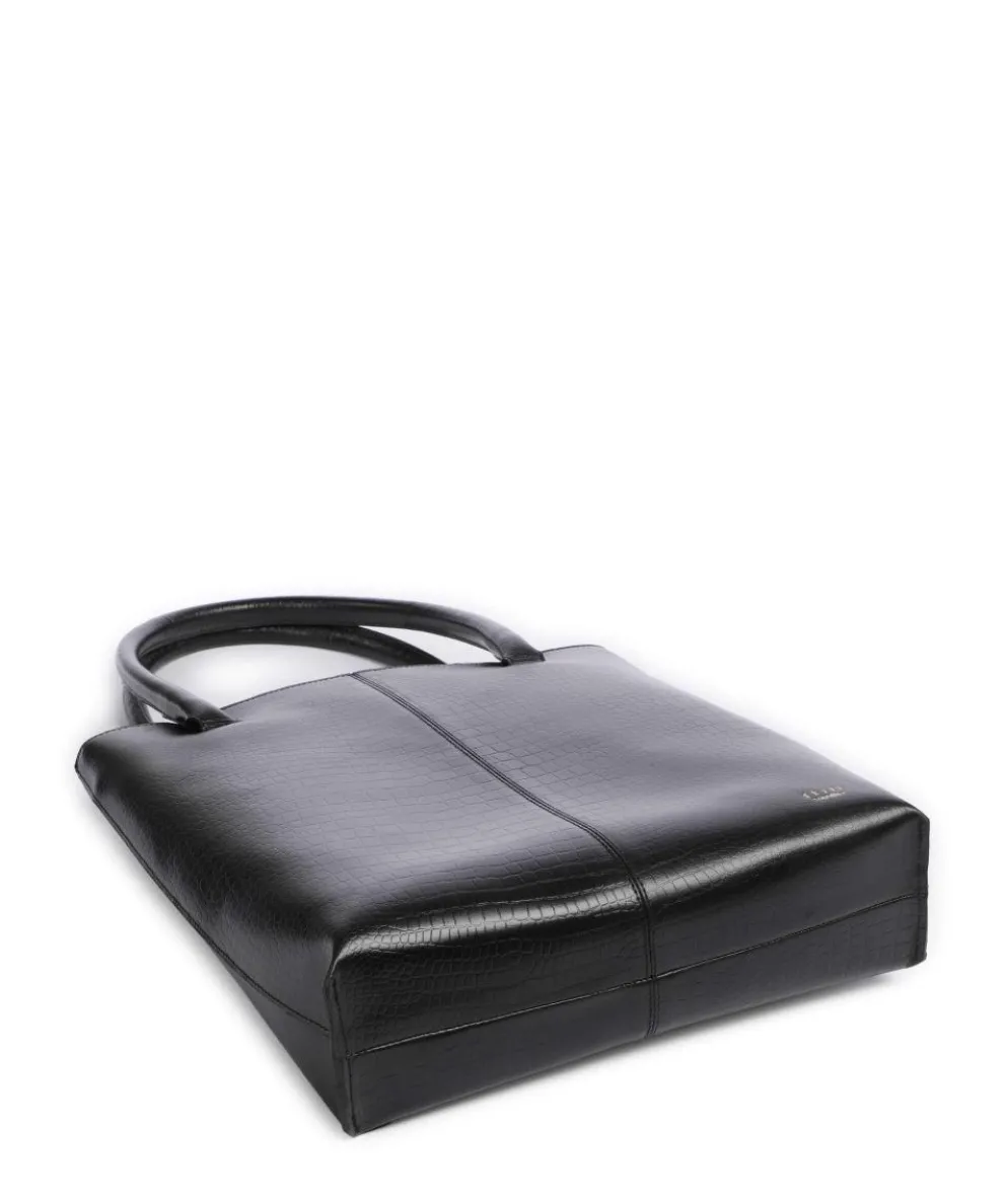 Lucy Shopper Büffelleder schwarz