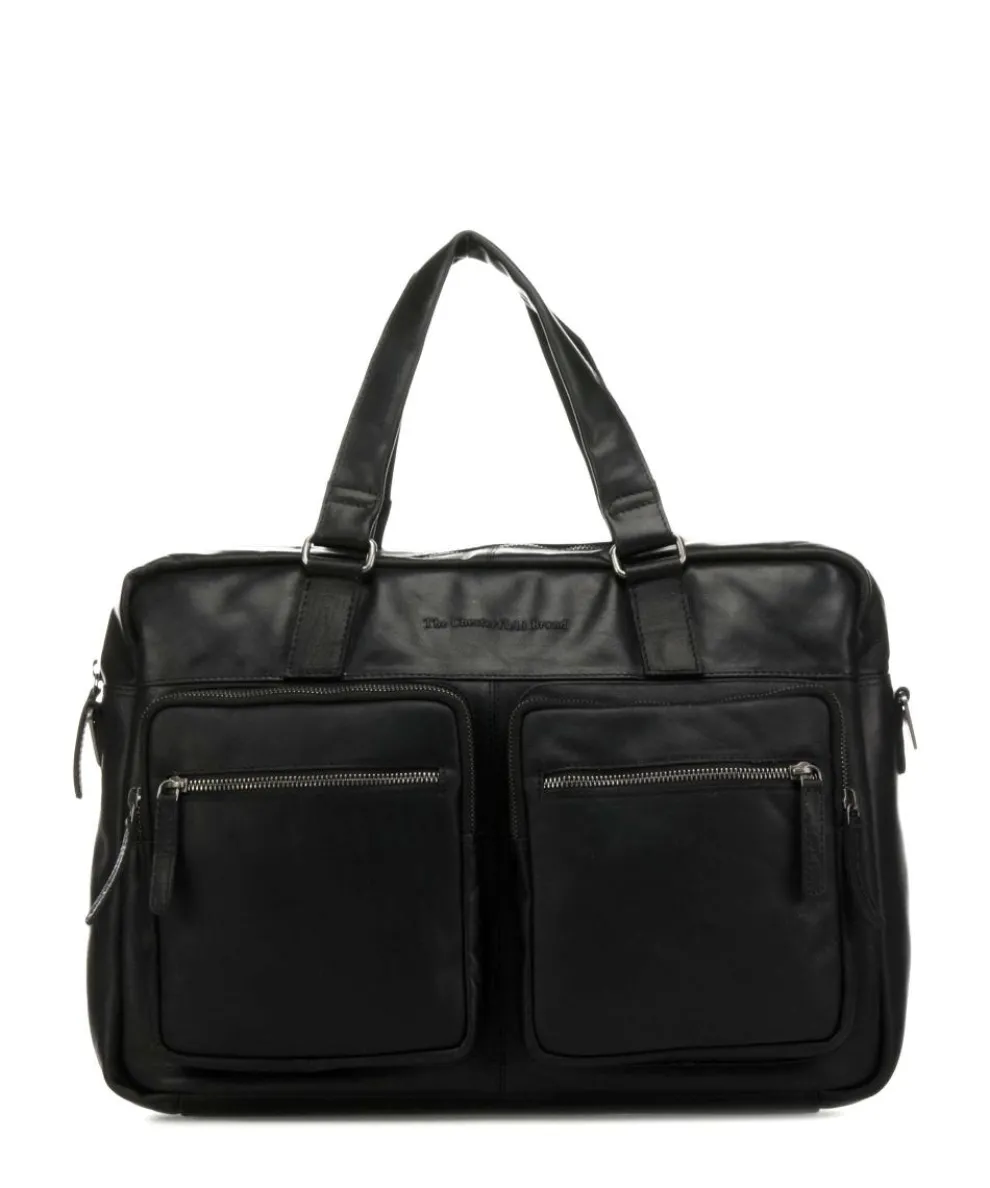 Misha Aktentasche 17″ Pull-Up Rindsleder schwarz