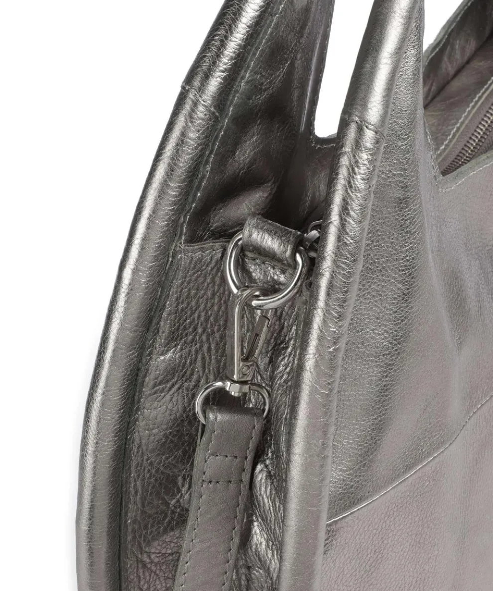 Salvatorgasse 5 Shopper genarbtes Rindsleder silber