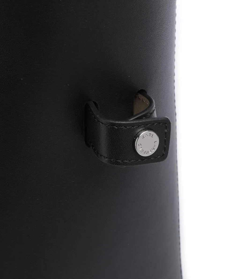 K/Circle Shopper 15″ fein genarbtes Rindsleder schwarz