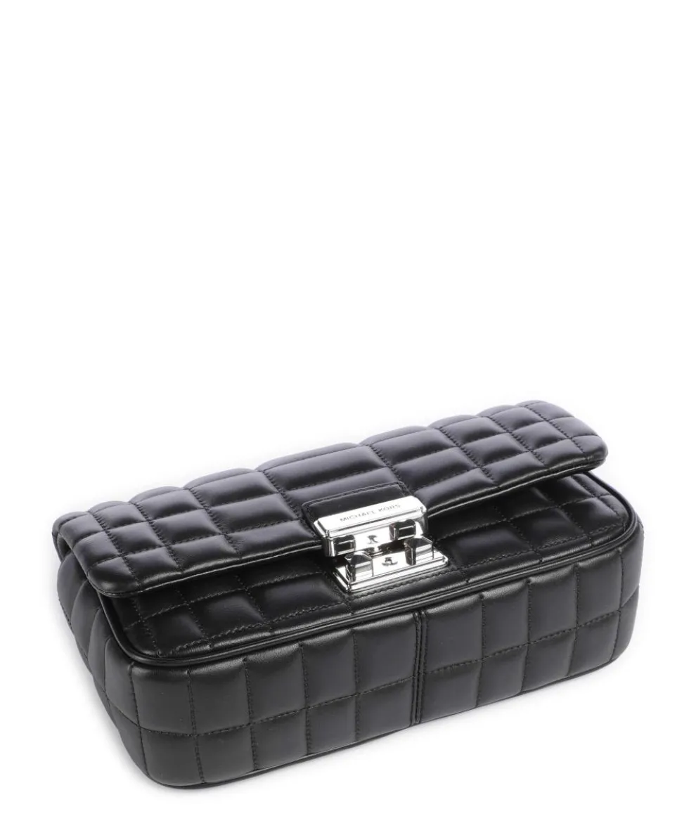 Tribeca Small Schultertasche Lammleder schwarz