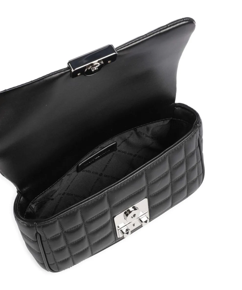 Tribeca Small Schultertasche Lammleder schwarz