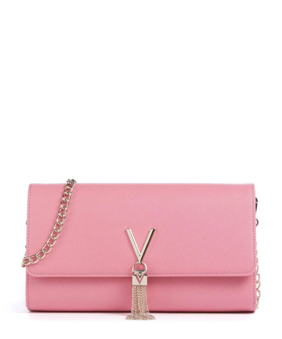 Divina Sa Umhängetasche Lederimitat rosa