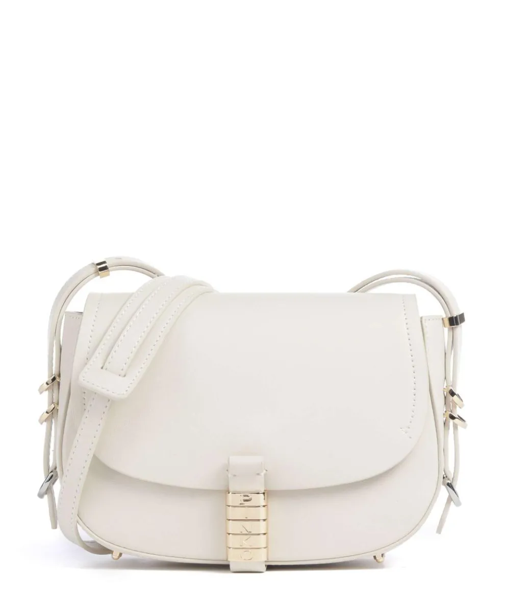 Saddle Mini Umhängetasche fein genarbtes Rindsleder elfenbein