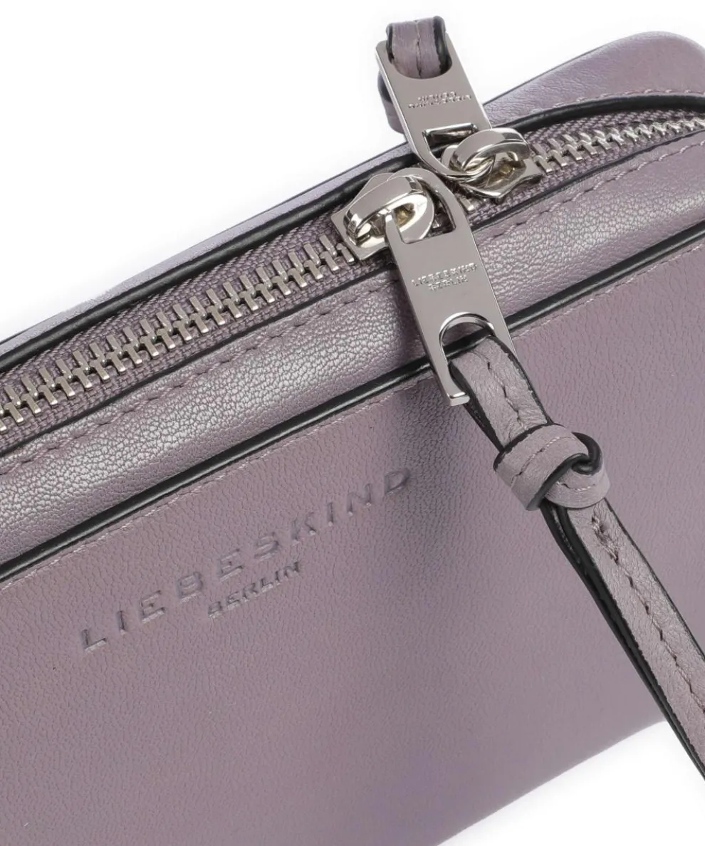 Hera Sheep Natural XS Umhängetasche fein genarbtes Leder violett