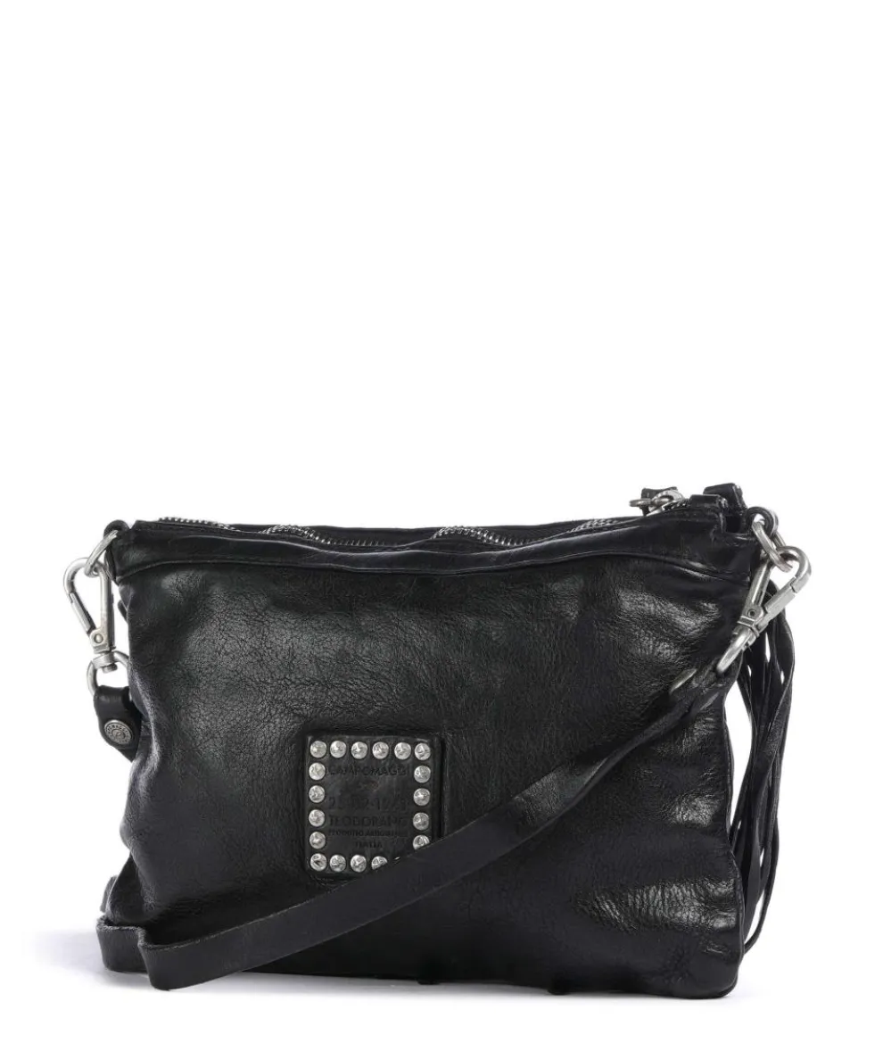 Umhängetasche Rindsleder schwarz