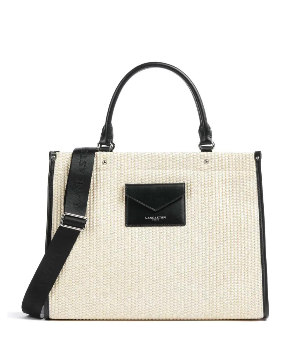 Actual Mini Osier Handtasche Bast natur/schwarz