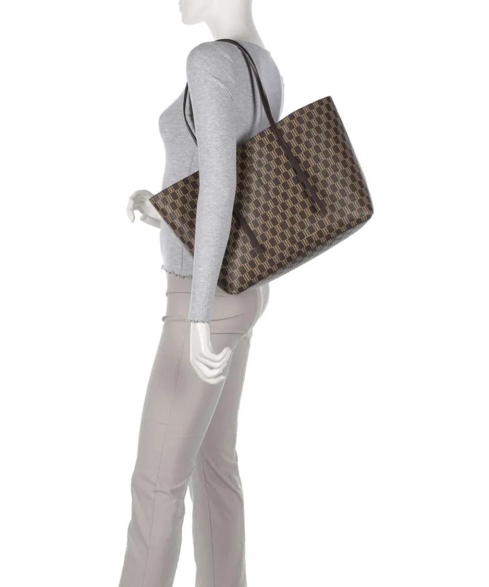 Abigail Shopper Lederimitat dunkelbraun