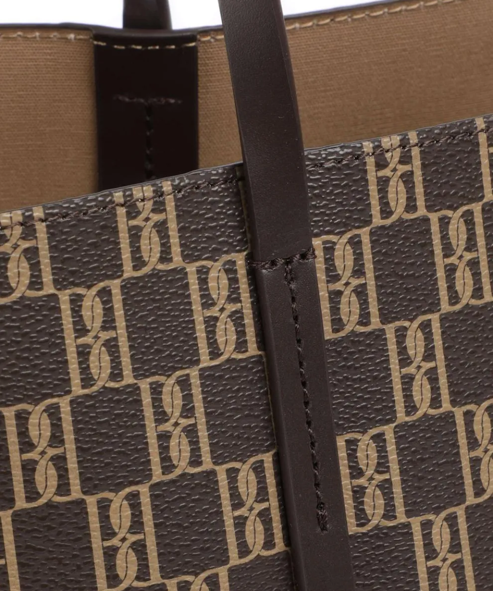 Abigail Shopper Lederimitat dunkelbraun