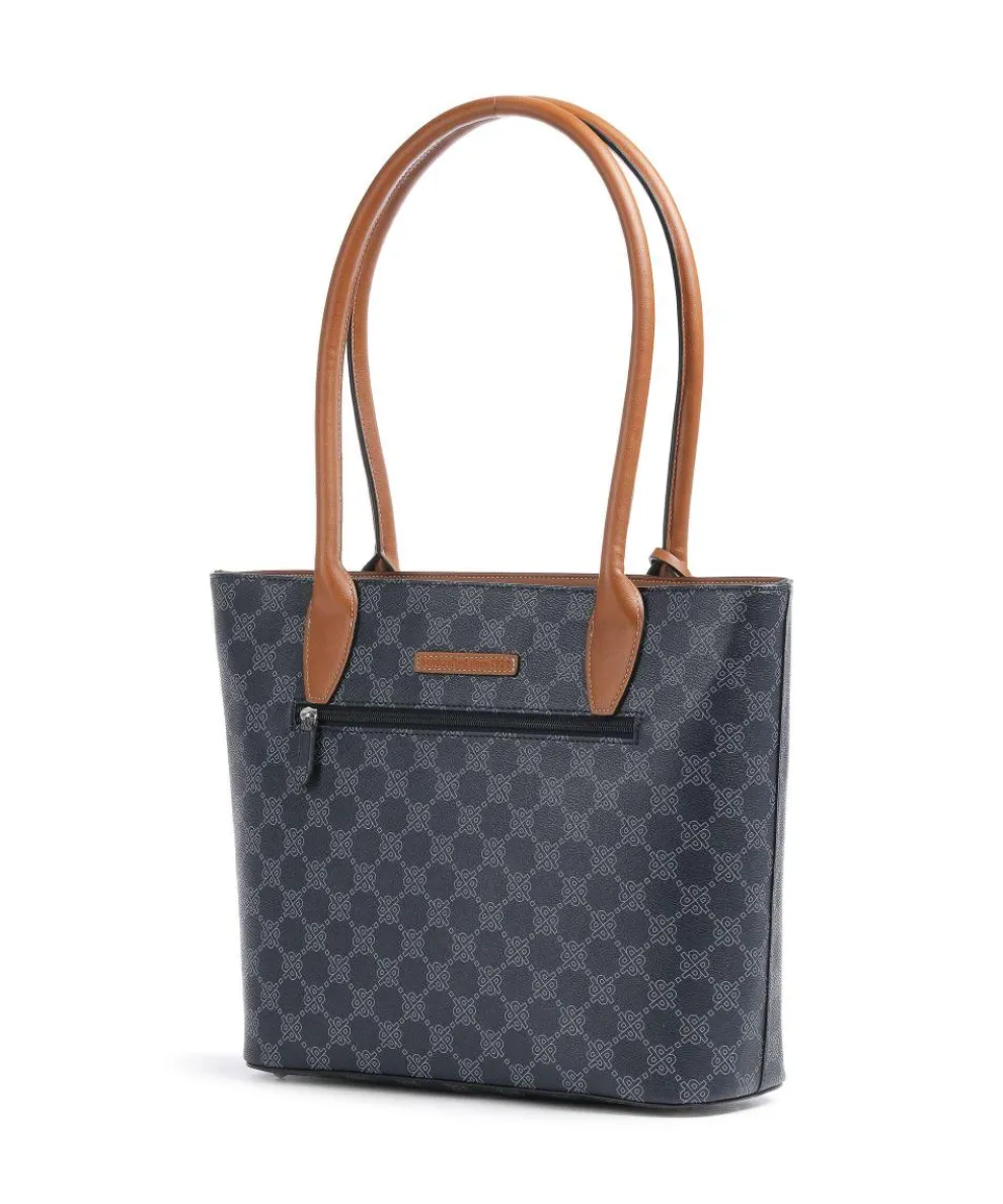 Euphoria Shopper Lederimitat dunkelblau