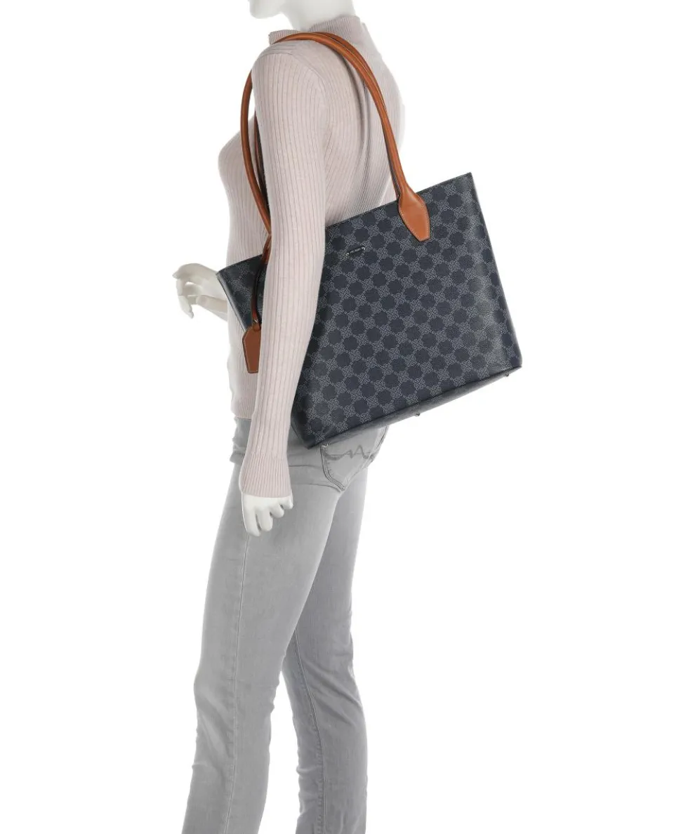 Euphoria Shopper Lederimitat dunkelblau