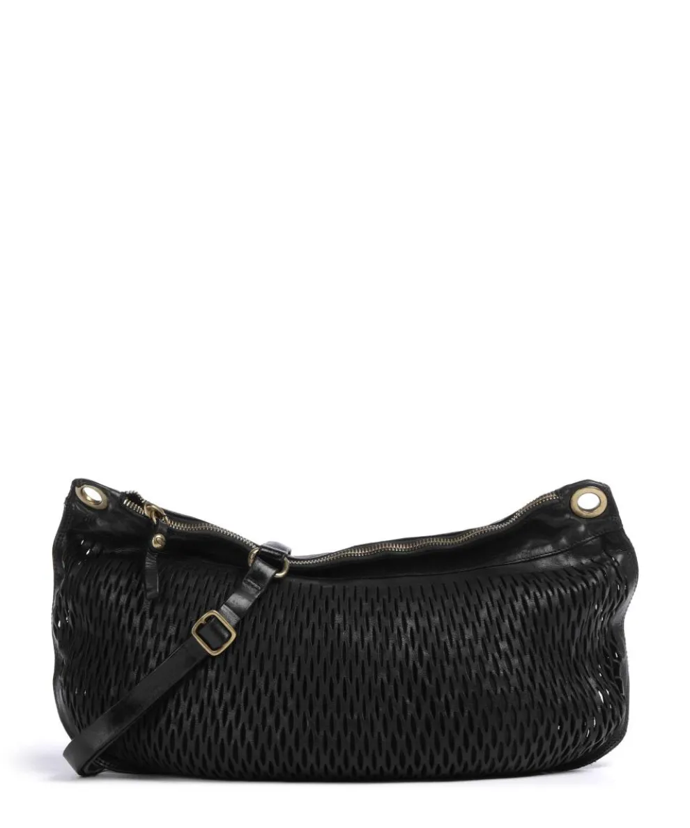 Beuteltasche Rindsleder schwarz