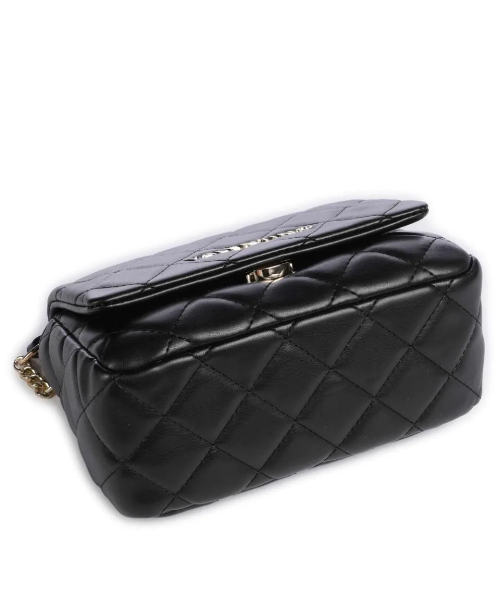 Ocarina Schultertasche Lederimitat schwarz