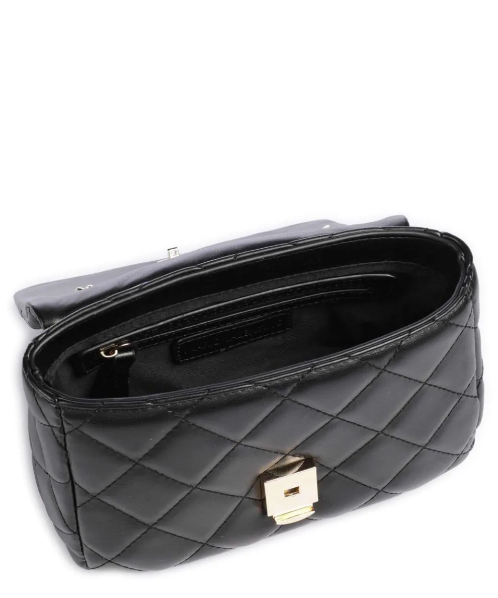 Ocarina Schultertasche Lederimitat schwarz