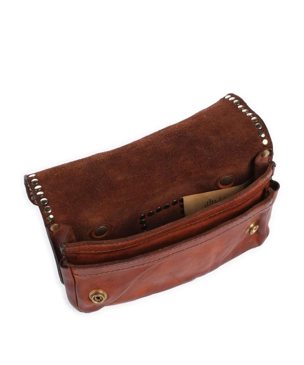 Umhängetasche fein genarbtes Rindsleder cognac