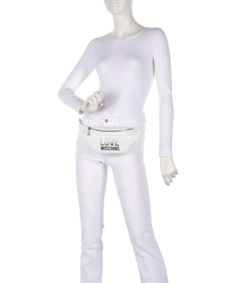 Prism Gürteltasche Lederimitat weiß