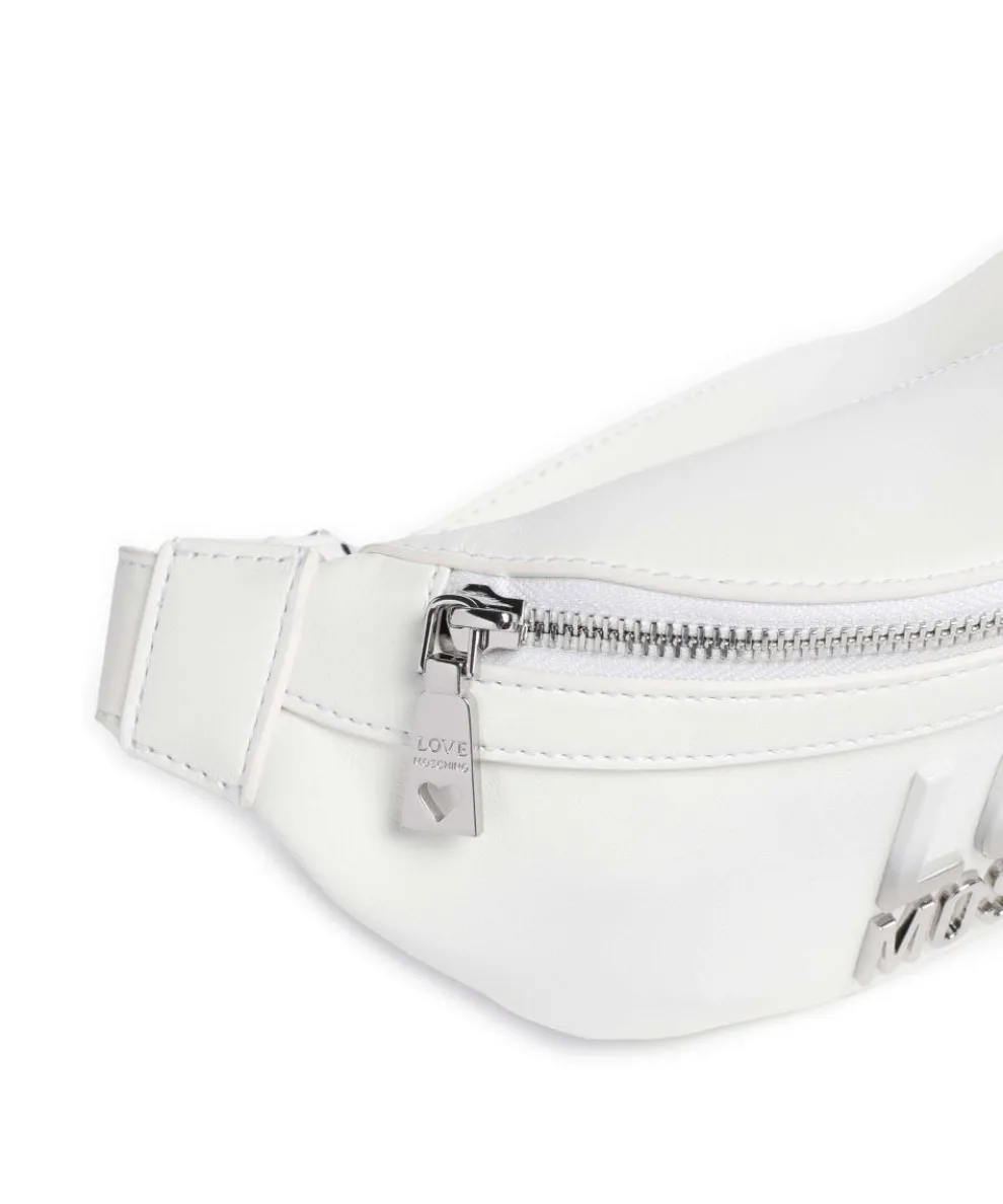 Prism Gürteltasche Lederimitat weiß