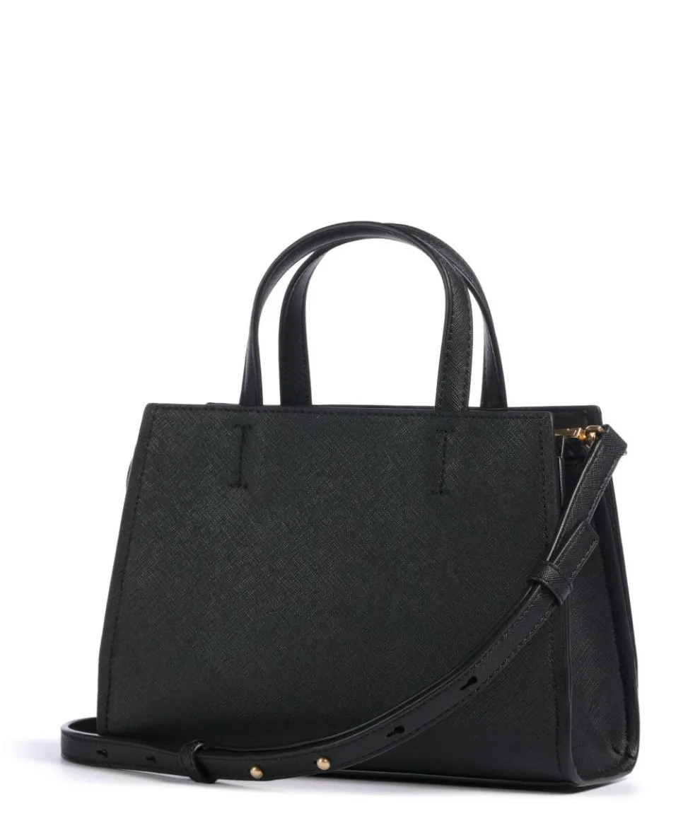 Avril Handtasche fein genarbtes Rindsleder schwarz