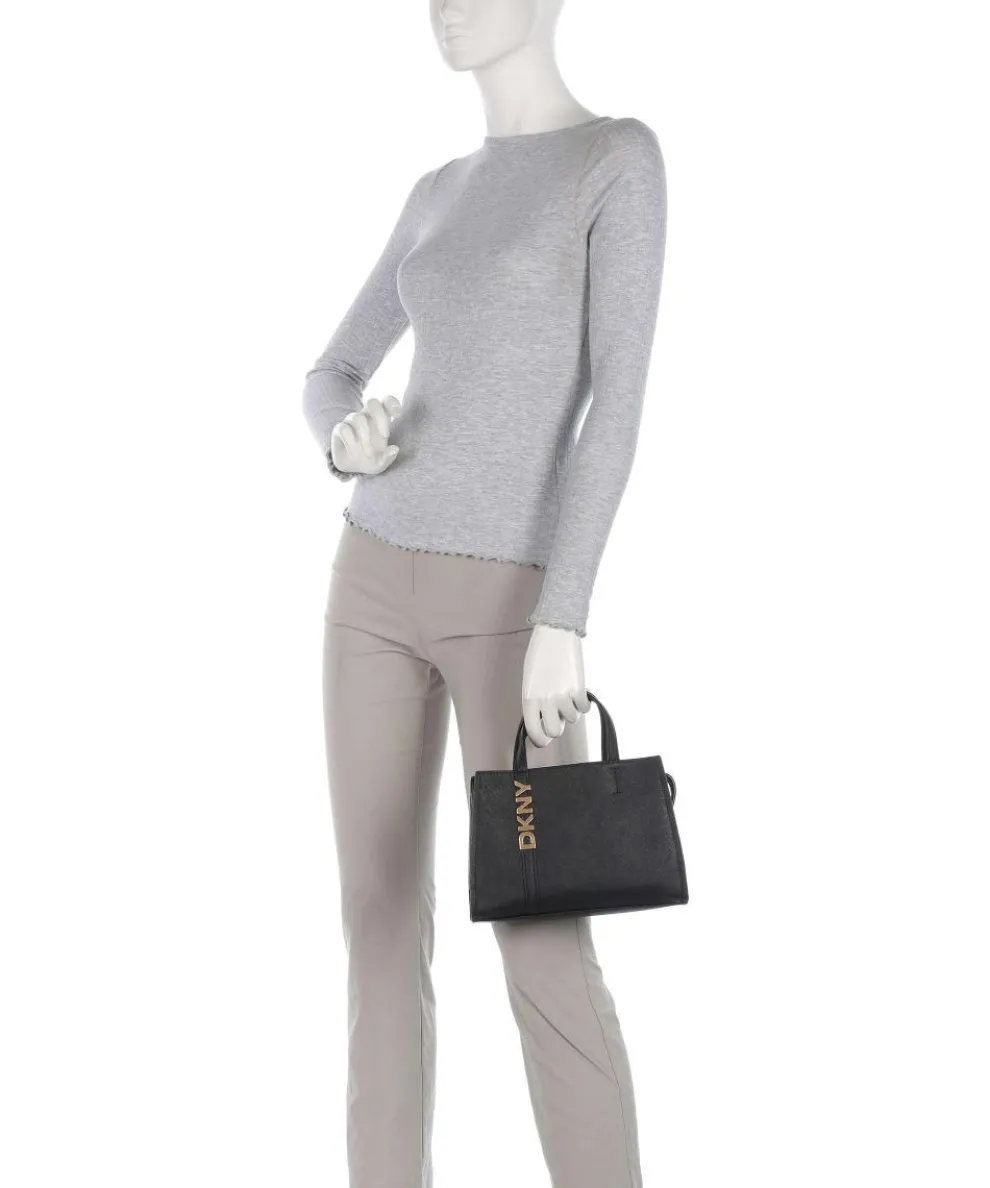 Avril Handtasche fein genarbtes Rindsleder schwarz