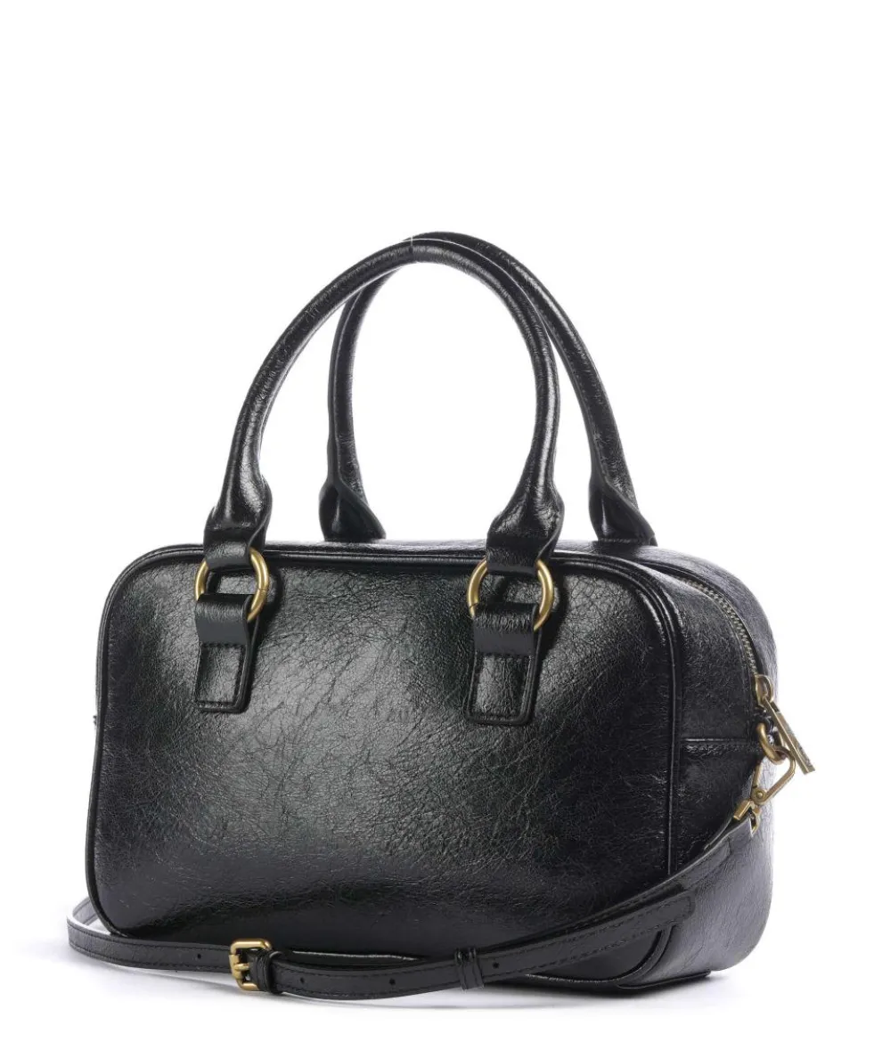 Iconic Snakes Pockets Handtasche Lederimitat schwarz