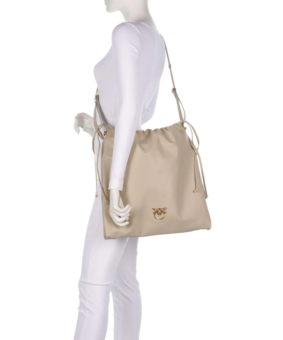 Extra Slouchy Bucket bag fein genarbtes Rindsleder beige