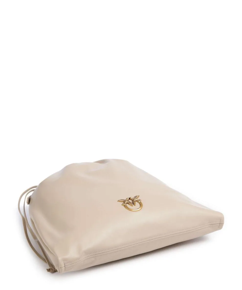 Extra Slouchy Bucket bag fein genarbtes Rindsleder beige