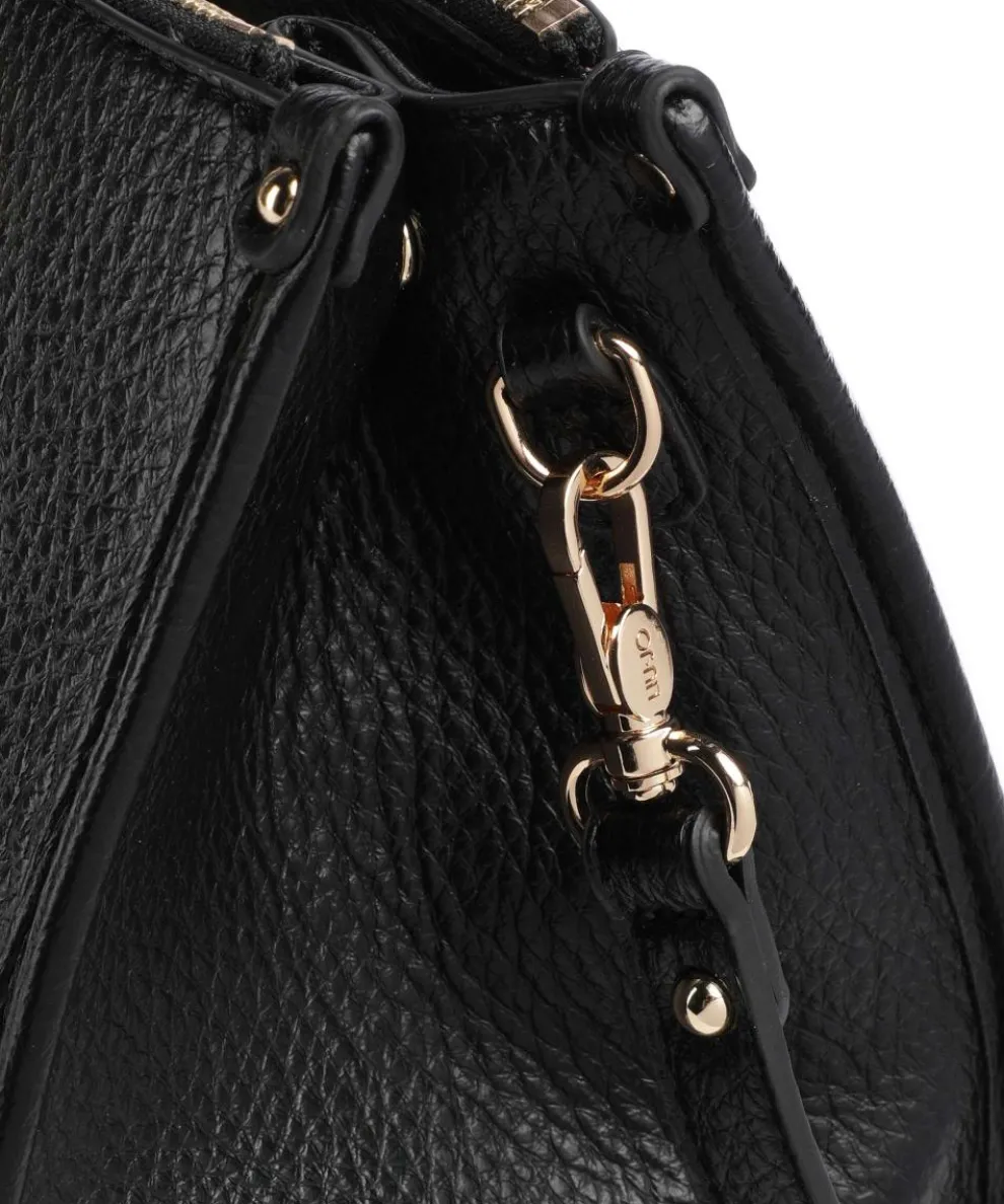 Manhattan M Handtasche Lederimitat schwarz