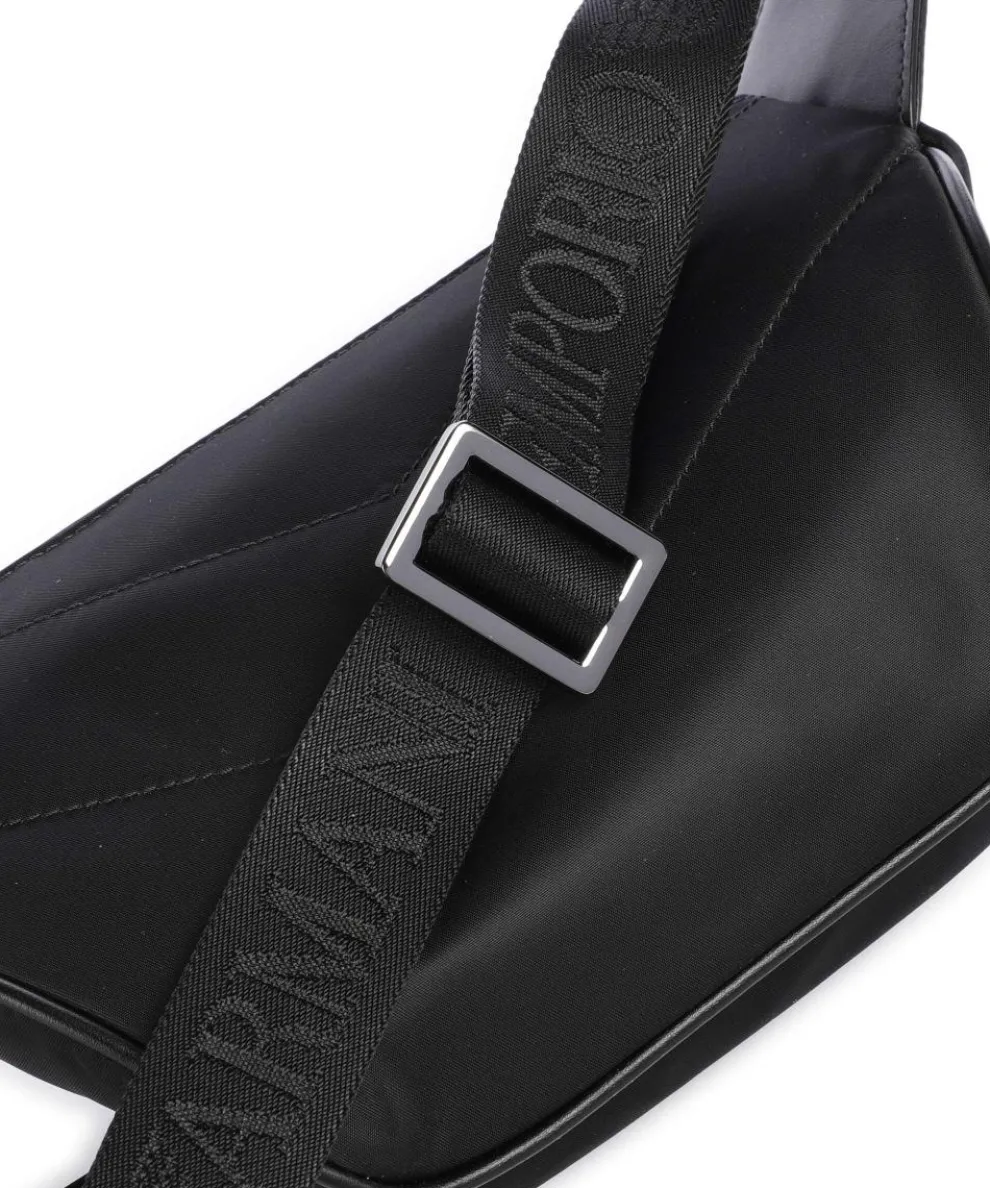 Recycled Nylon Gürteltasche recyceltes Nylon schwarz