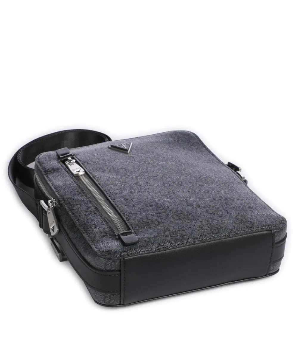 Torino Umhängetasche Lederimitat dunkelgrau