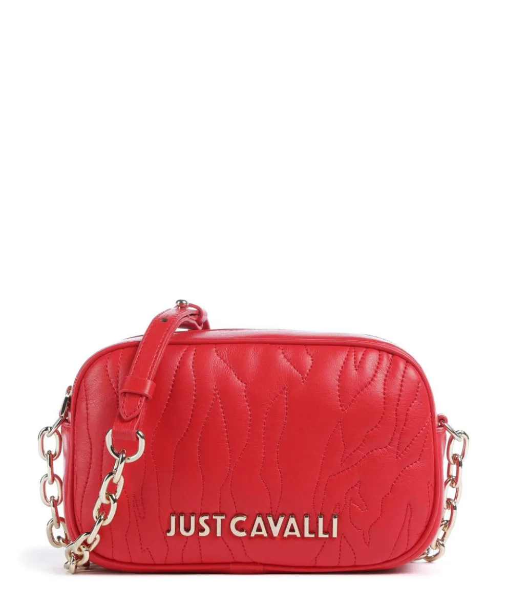 Quilted Zebra Umhängetasche Lederimitat rot