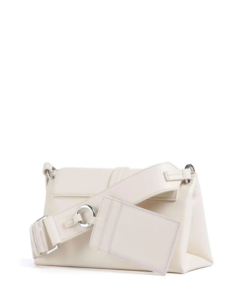 Mel Umhängetasche Lederimitat weiß