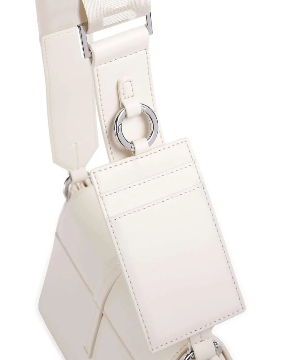 Mel Umhängetasche Lederimitat weiß