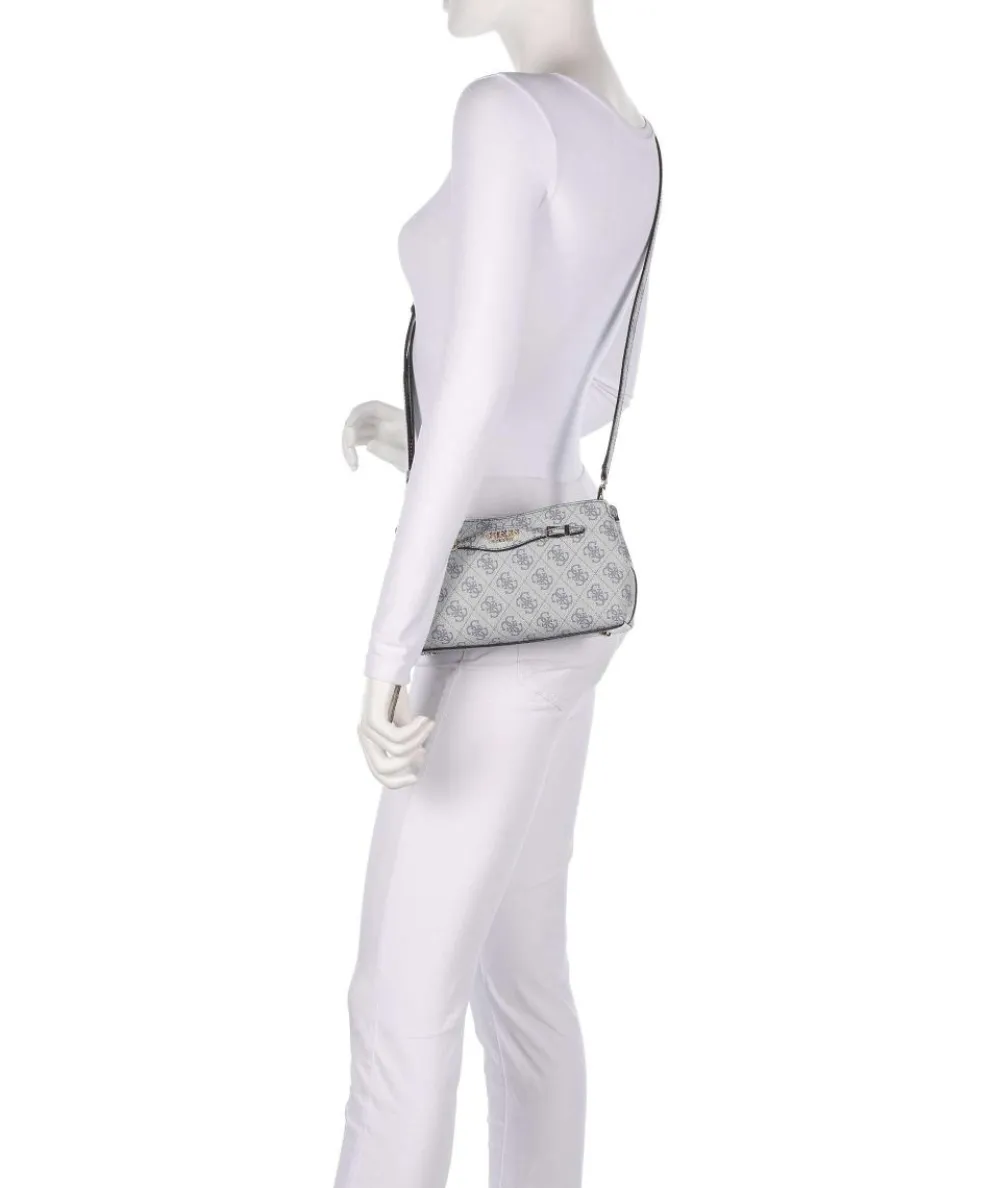 Katya 4G Logo Umhängetasche Lederimitat hellgrau