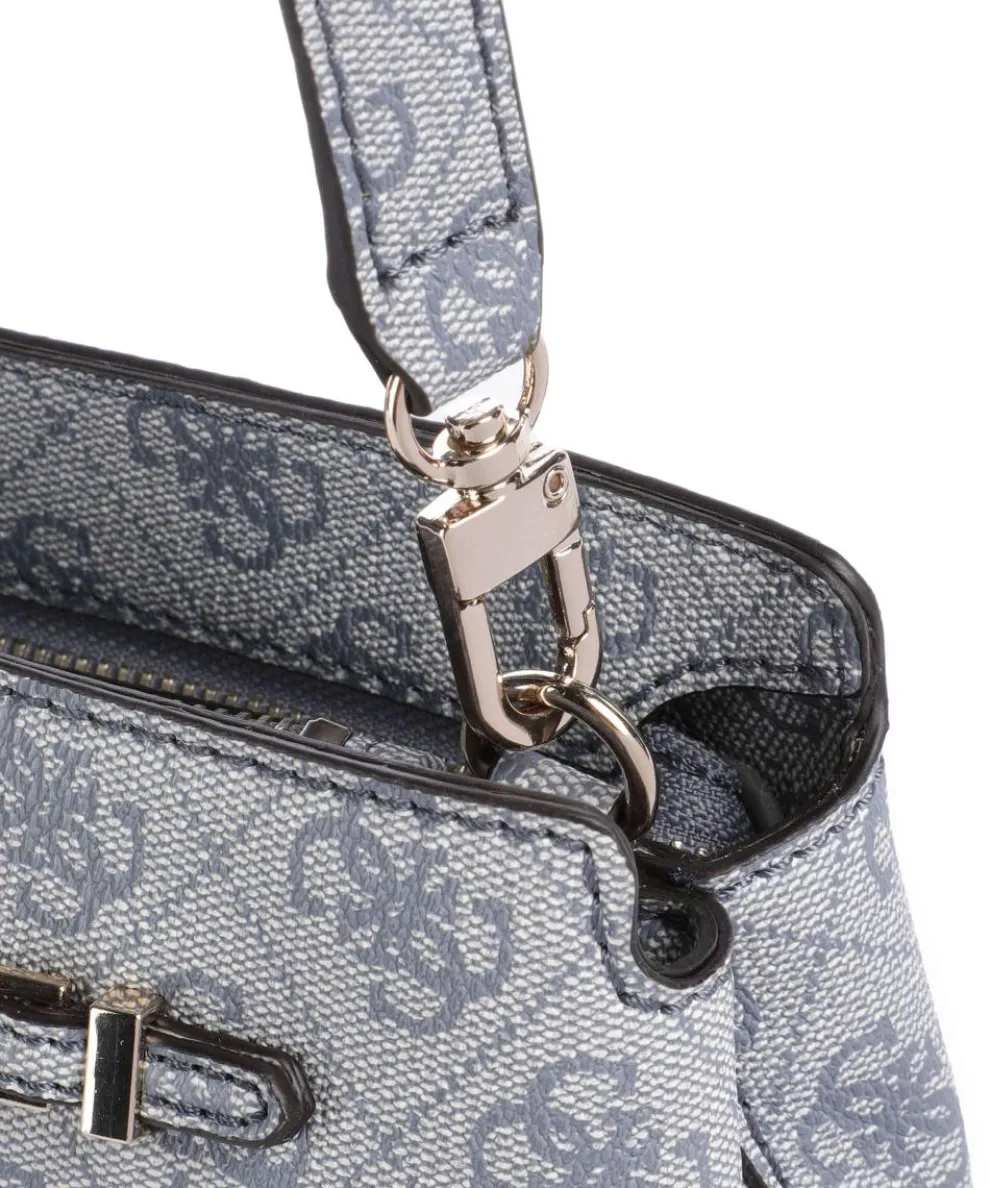 Katya 4G Logo Umhängetasche Lederimitat hellgrau