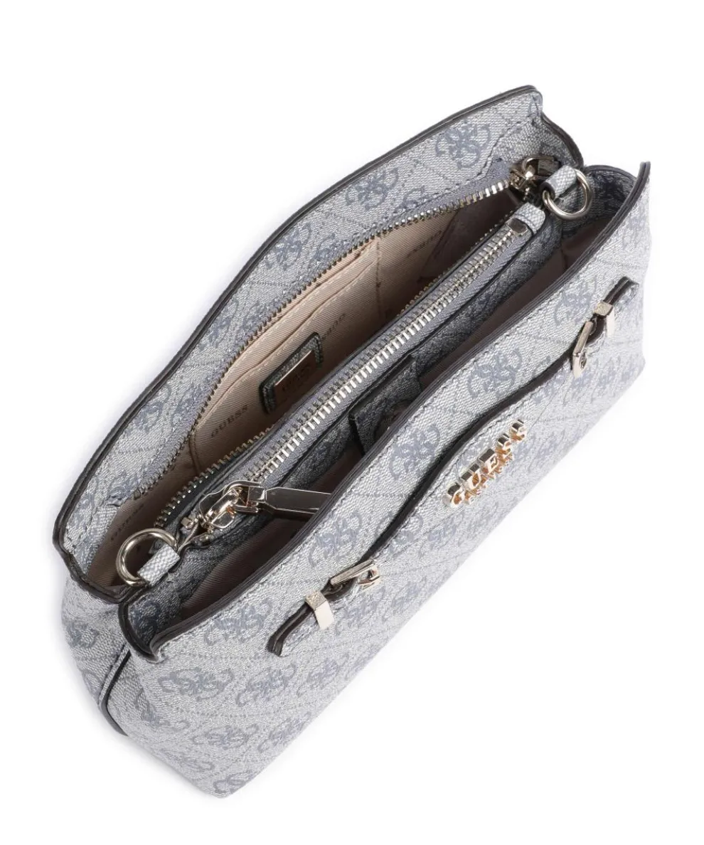 Katya 4G Logo Umhängetasche Lederimitat hellgrau