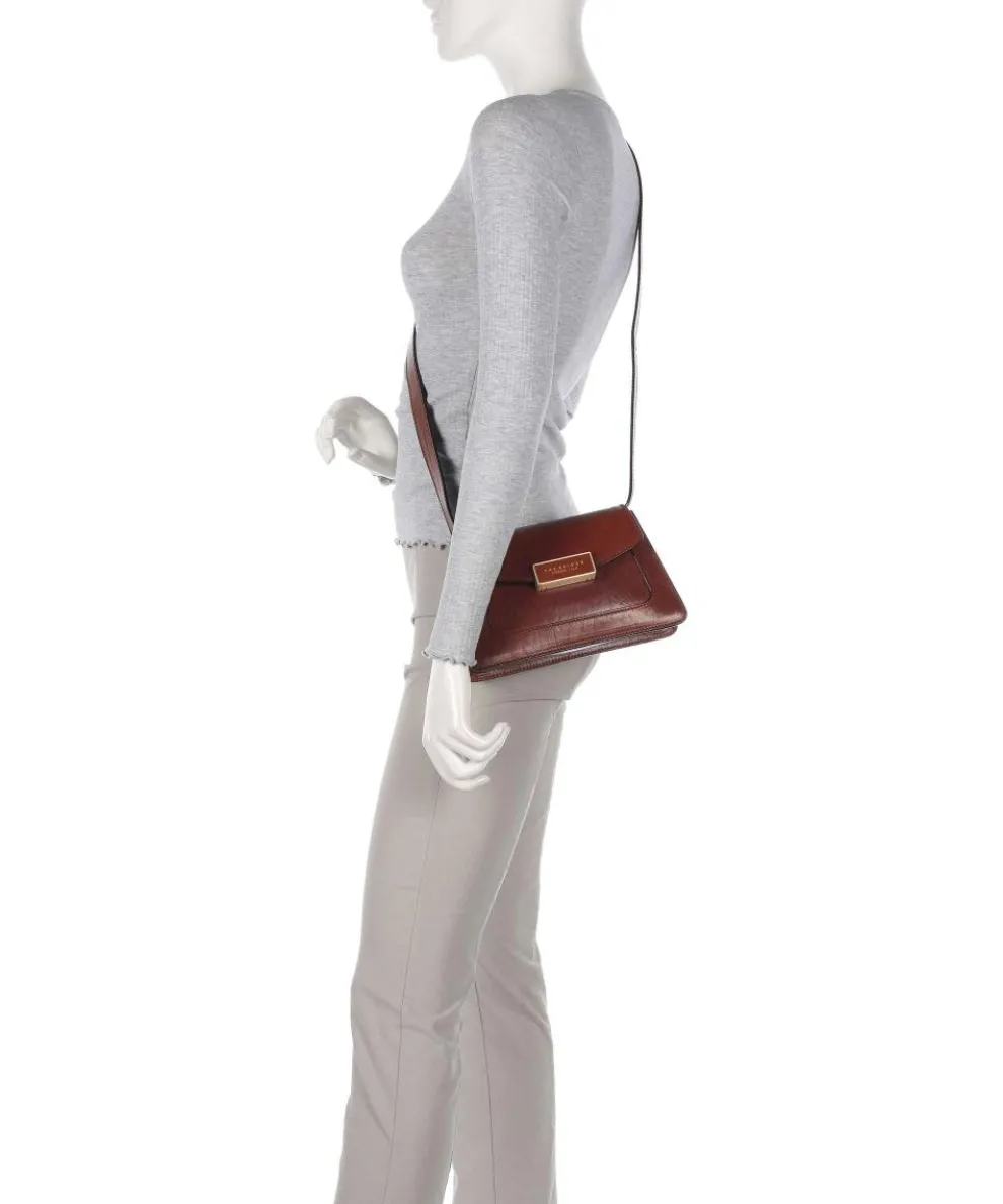 Ginevra Umhängetasche Rindsleder braun