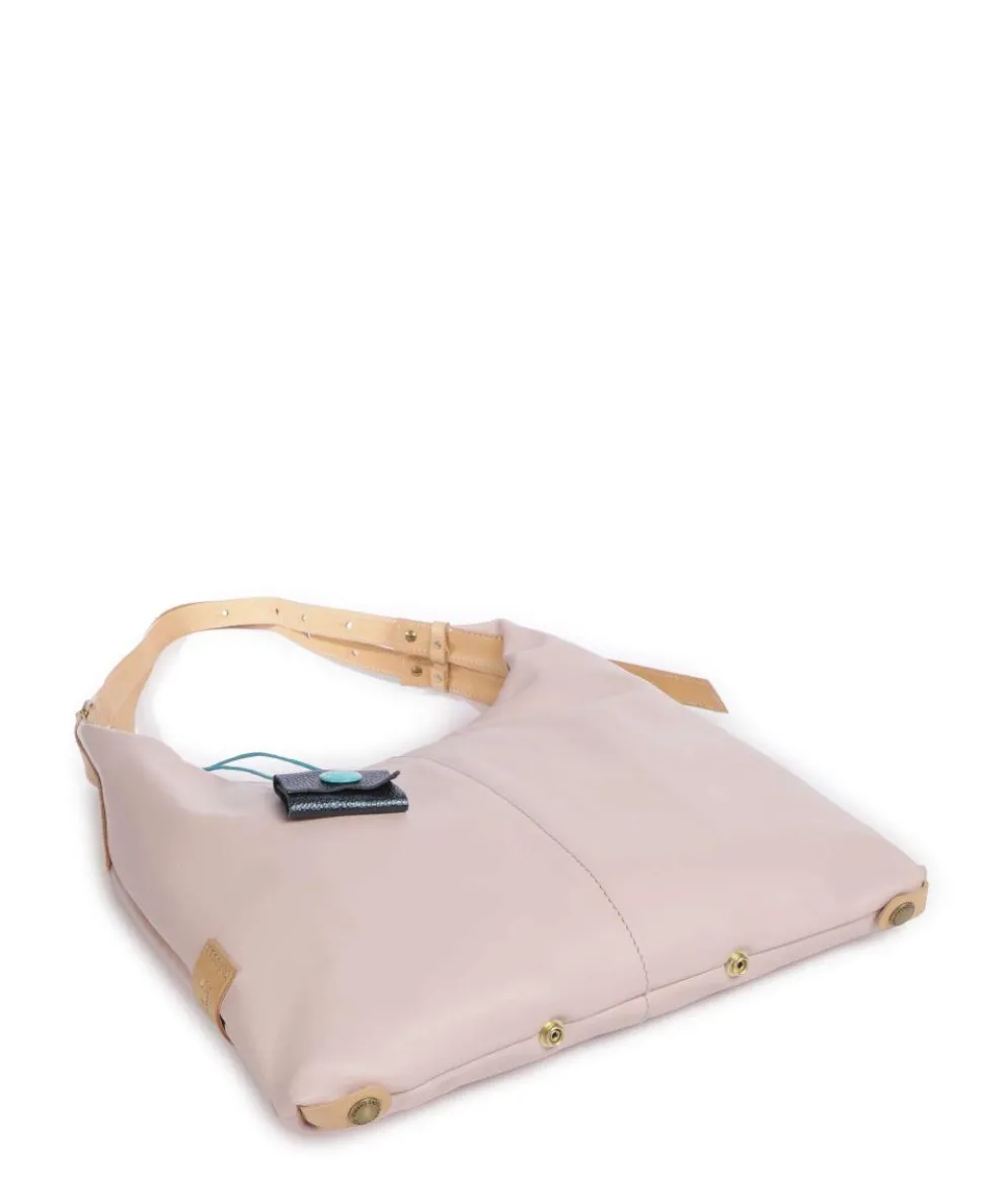 Naxos Clara Beuteltasche fein genarbtes Rindsleder altrosa