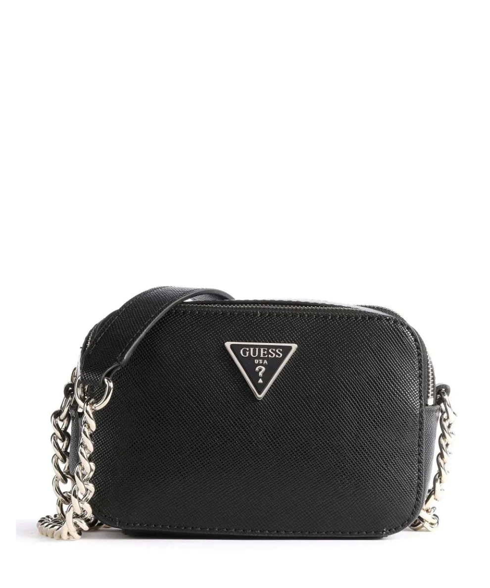 Noelle Umhängetasche Lederimitat schwarz