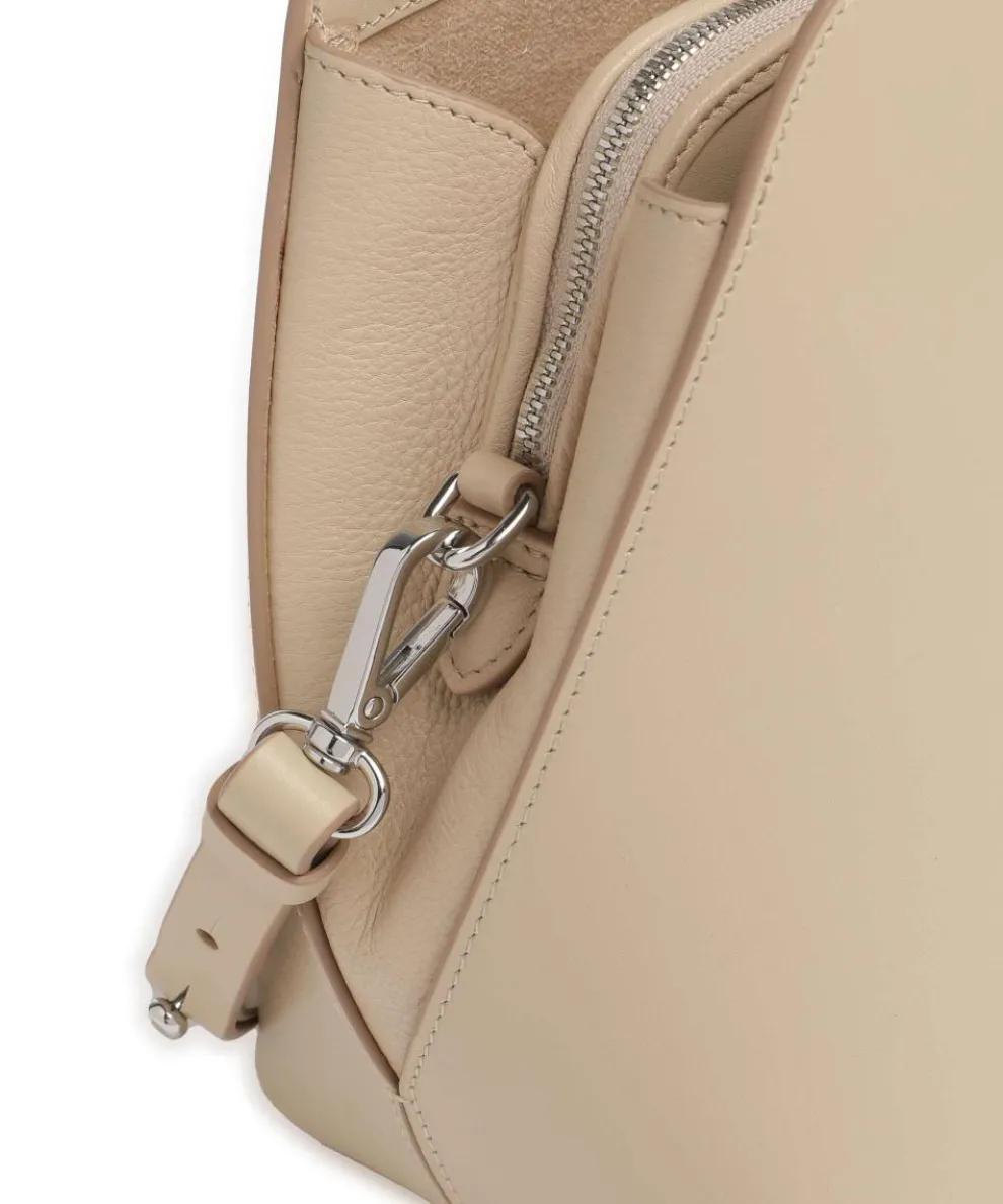 Liverpool Street Handtasche fein genarbtes Rindsleder beige
