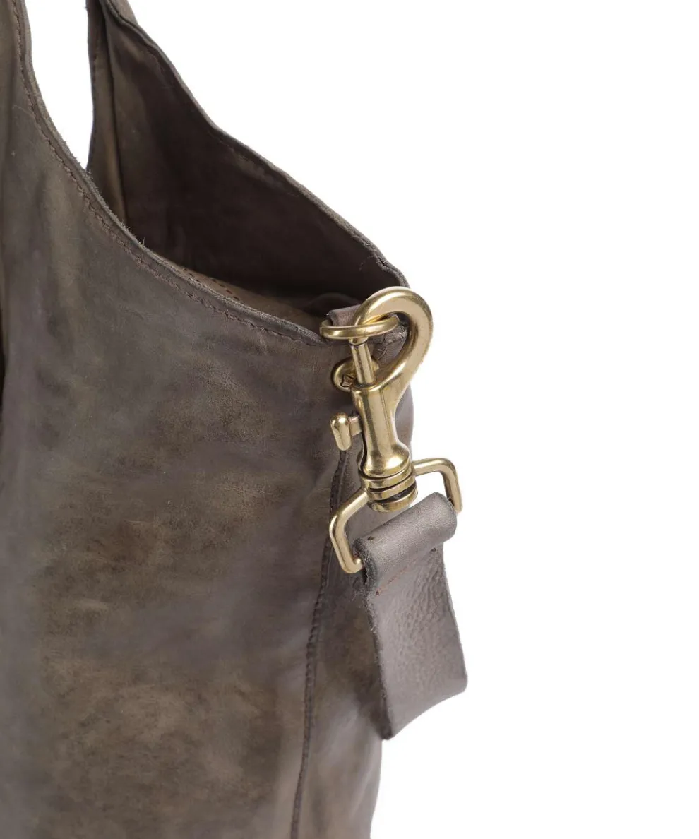 Shopper fein genarbtes Rindsleder dunkelgrau