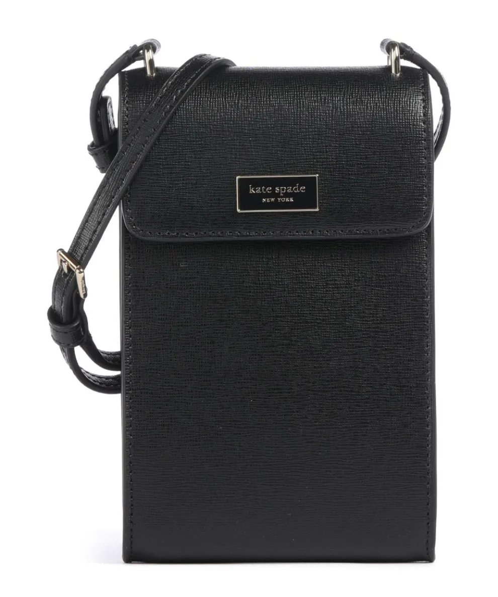 Serena Handytasche Saffiano Leder schwarz